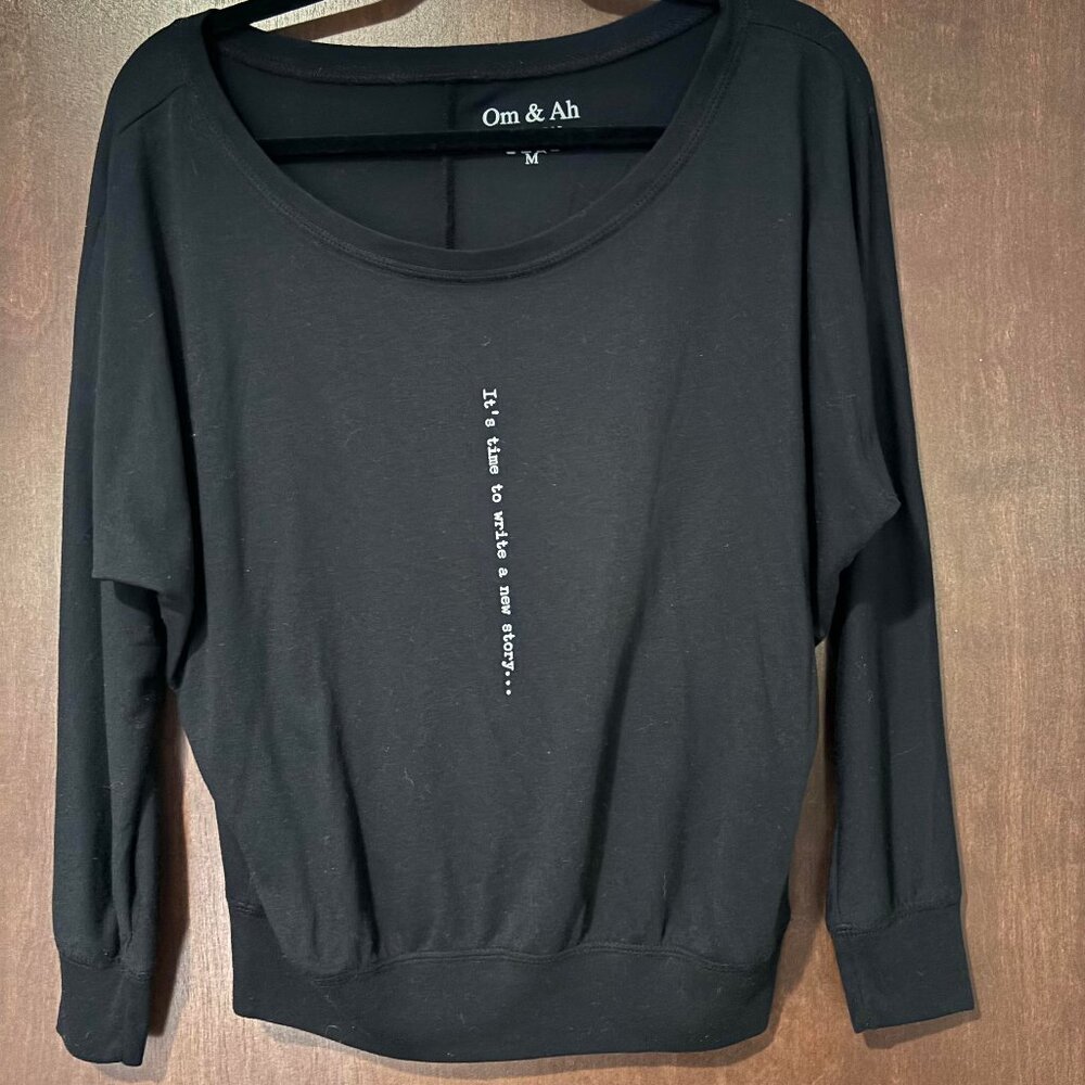 Om & Ah inspirational tshirt